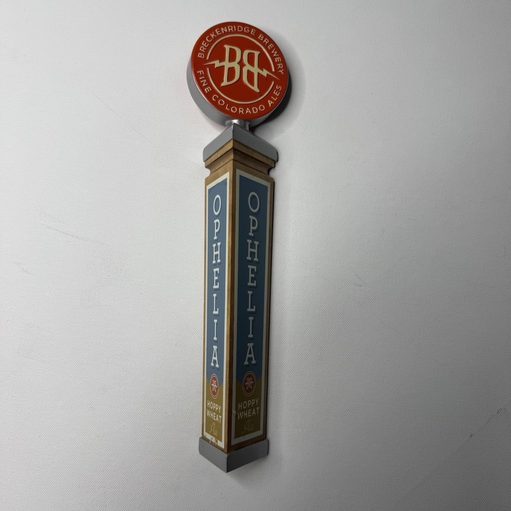 Breckenridge Brewery Ophelia Hoppy Wheat Ale Beer Tap Handle Draft Tap Knob